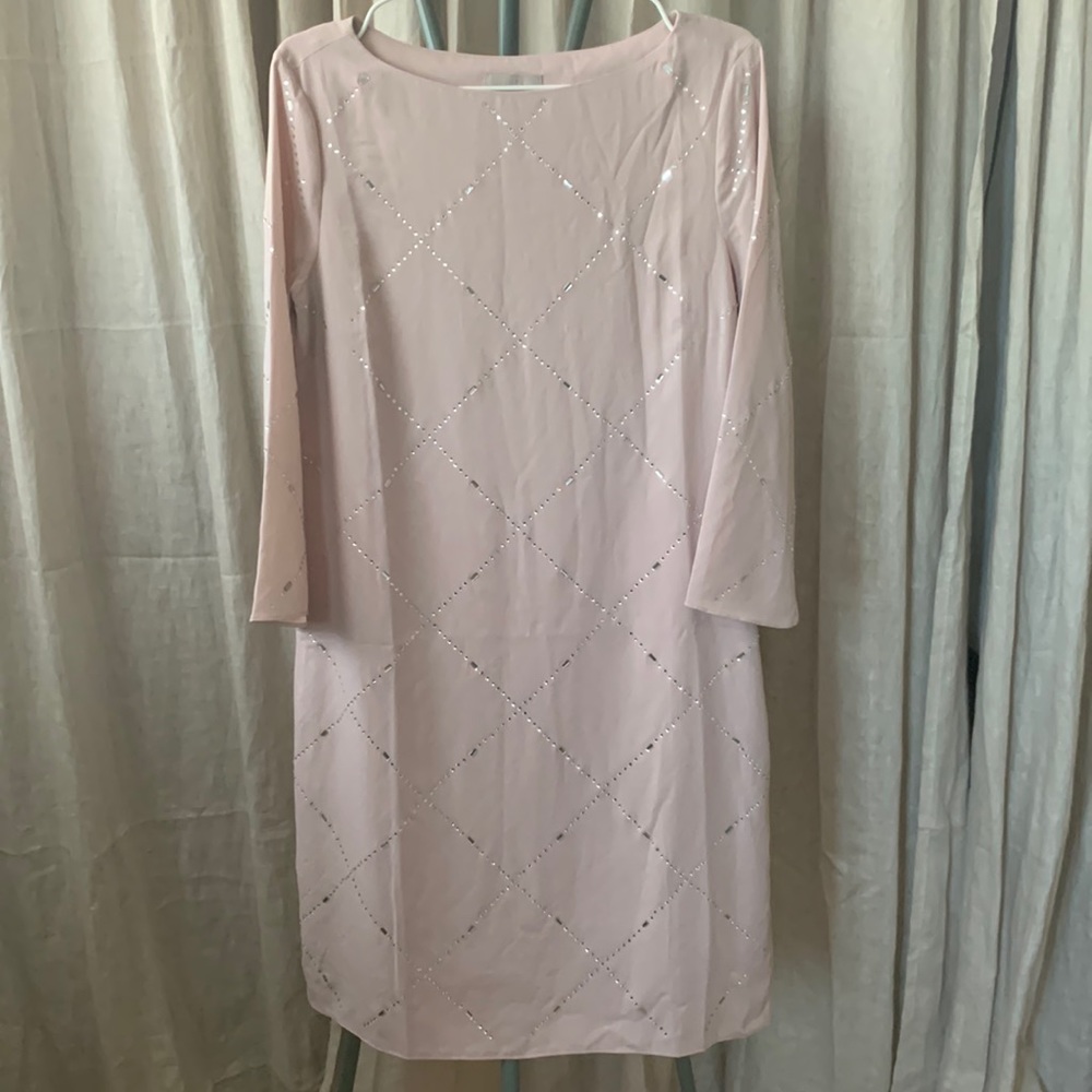 H&M Shift Chiffon Mini Dress